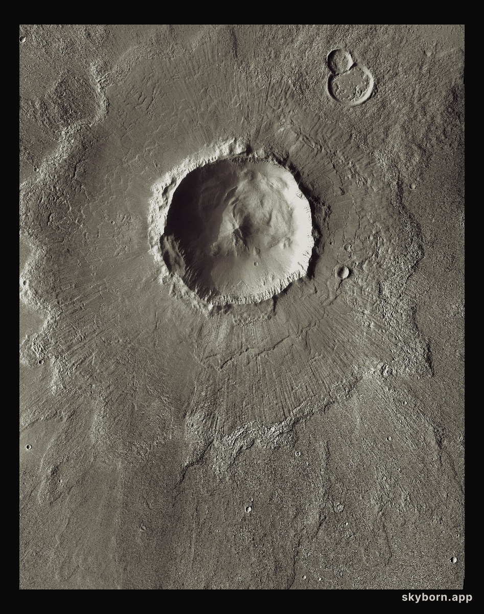 Mars Odyssey All Stars: Bacolor Crater