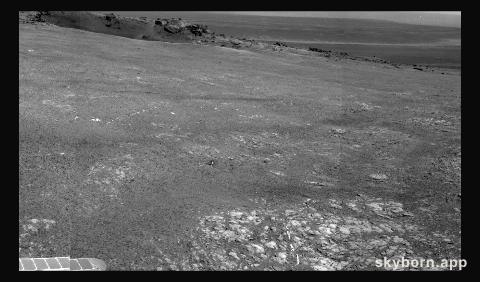 Bright Veins in Botany Bay on rim of Endeavour Crater on Mars