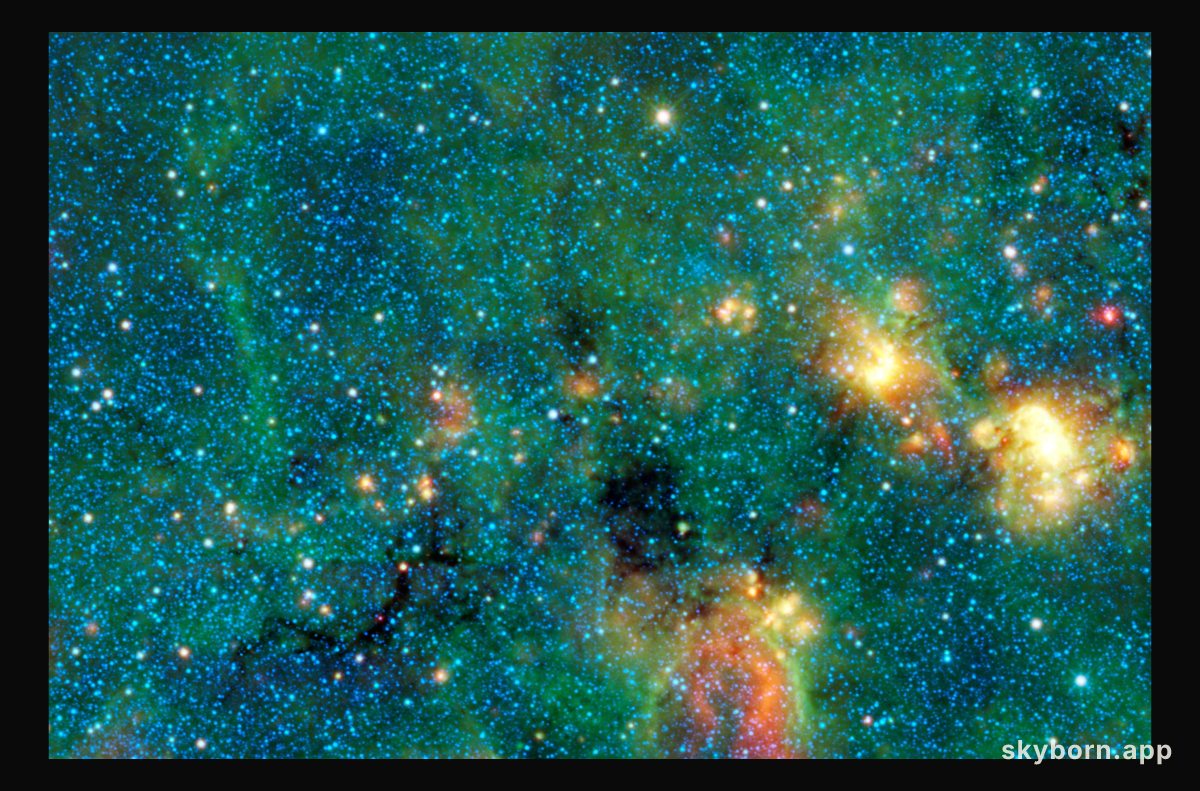 Dark Murky Clouds in the Bright Milky Way