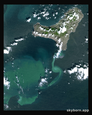 NASA Satellite Tracks Underwater Volcanic Eruption in Canary Islands