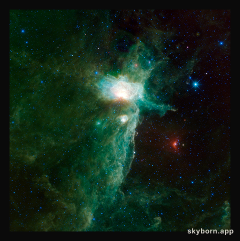 A Different View of the Flame Nebula