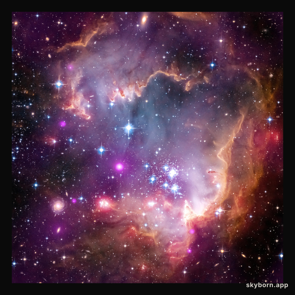 Taken Under the Wing of the Small Magellanic Cloud