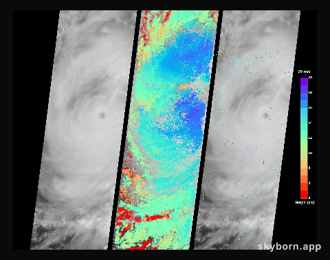 Huge Super Typhoon Meranti Over Taiwan Spotted by NASA MISR