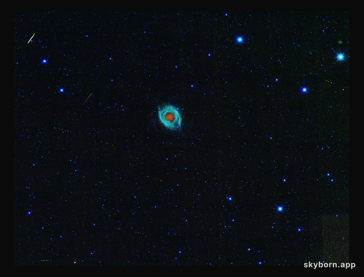March of Asteroids Across Dying Star