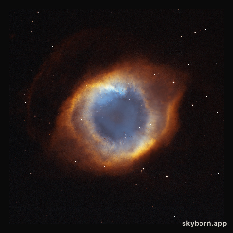 Iridescent Glory of Nearby Helix Nebula