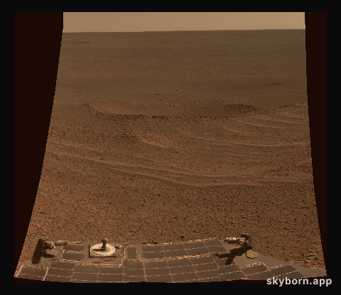 Lunokhod 2 Crater on Mars