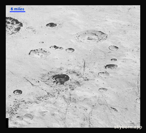 Layered Craters and Icy Plains