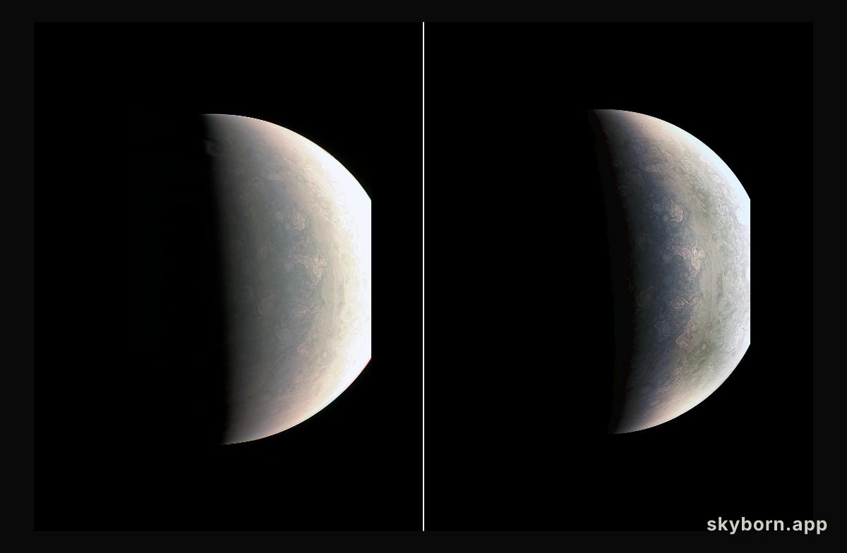 Close-Up Views of Jupiter North Pole