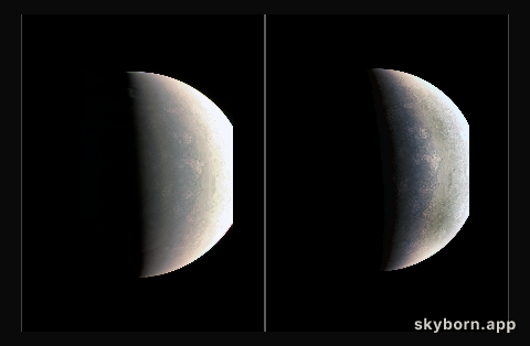 Close-Up Views of Jupiter North Pole