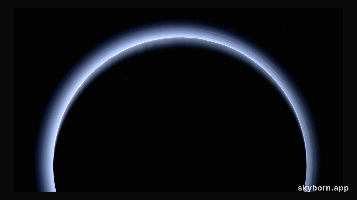 Blue Rays: New Horizons High-Res Farewell to Pluto