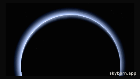 Blue Rays: New Horizons High-Res Farewell to Pluto