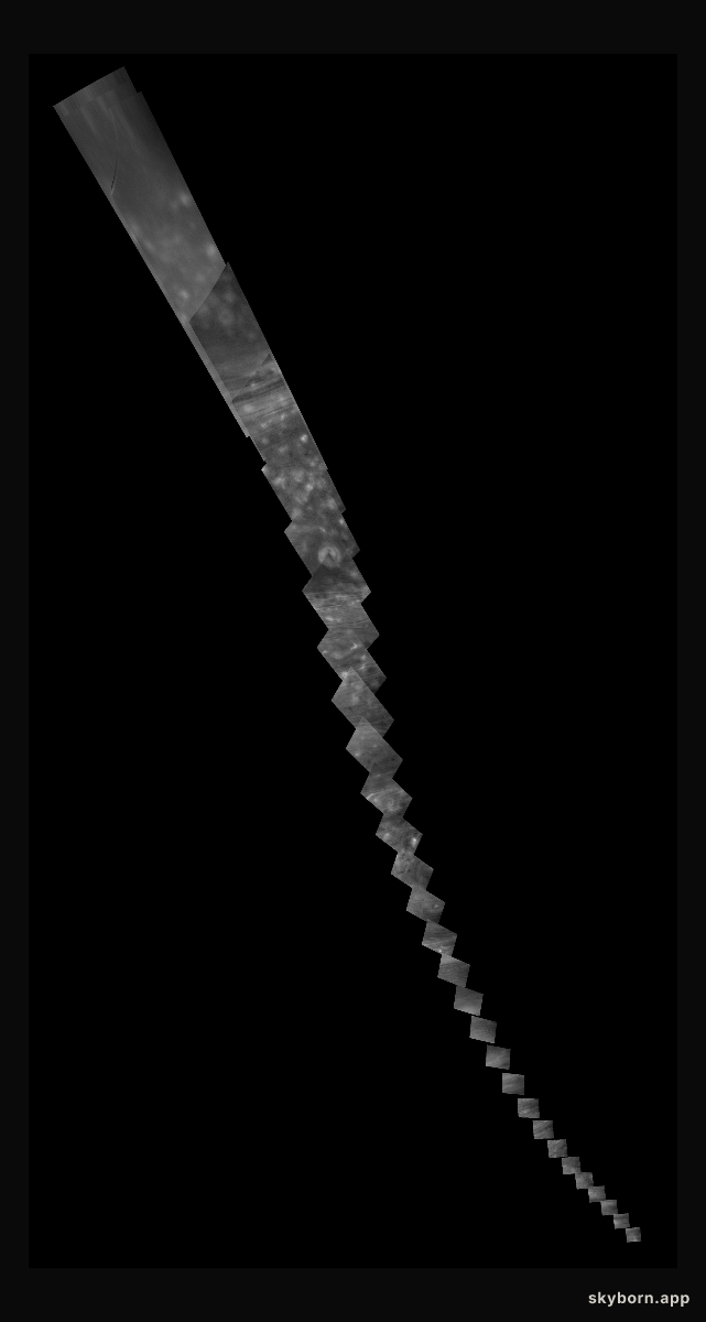 Cassini Near-Infrared "Noodle" Mosaic of Saturn