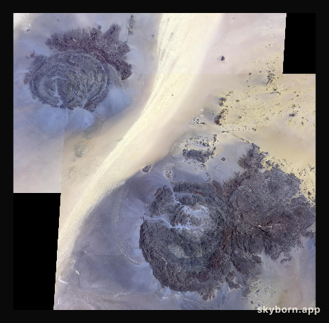 Jebels Awenat and Arkenu, Libya