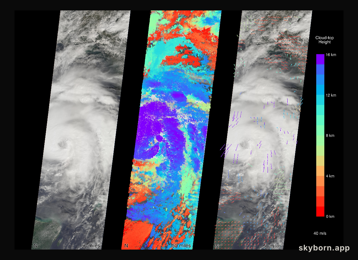 MISR Captures Hurricane Michael Near Florida Panhandle