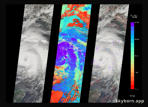 MISR Captures Hurricane Michael Near Florida Panhandle