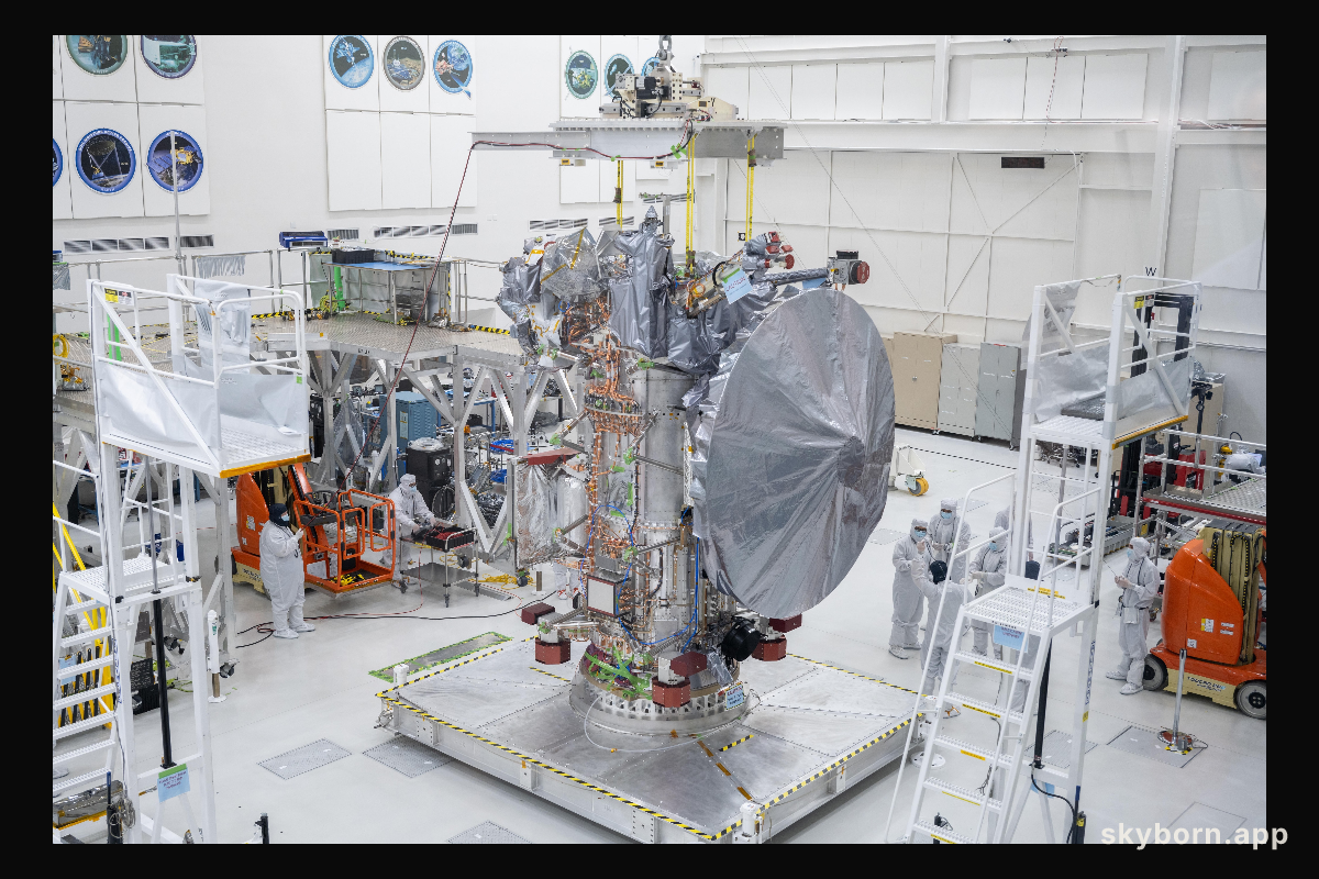 Powerful Antenna Installed On Europa Clipper