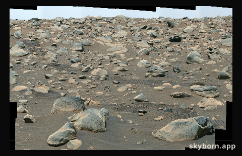 Perseverance Views Jezero Boulder Field