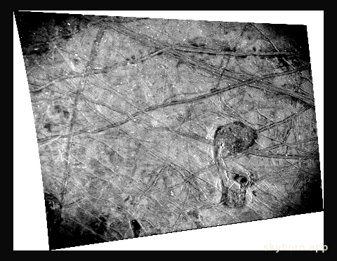 Europa Seen Up Close by Juno's SRU