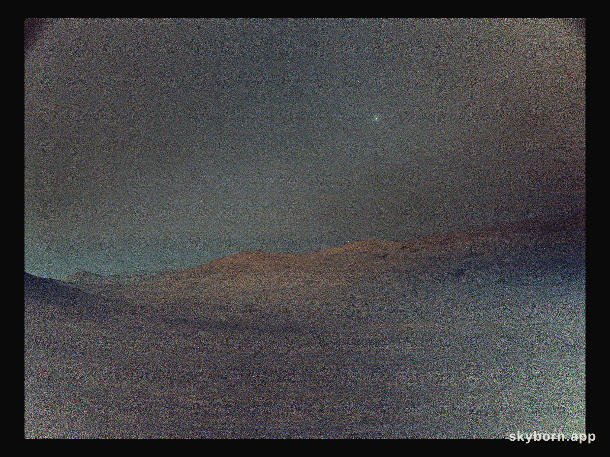 Perseverance Views Deimos Before Sunrise