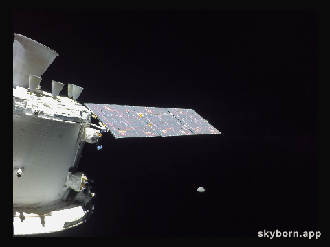 Flight Day 22: Orion Looks Back at the Moon