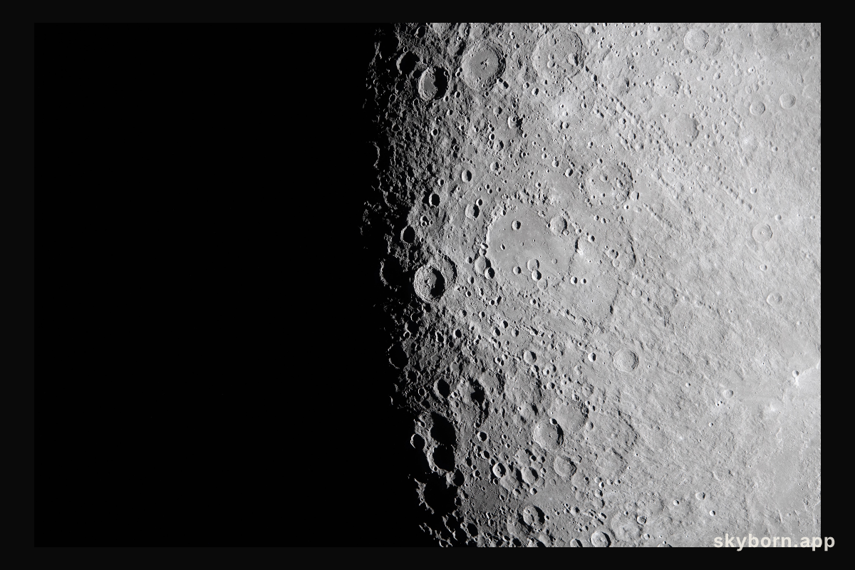 Craters Emerging from Shadow -- art002e010032