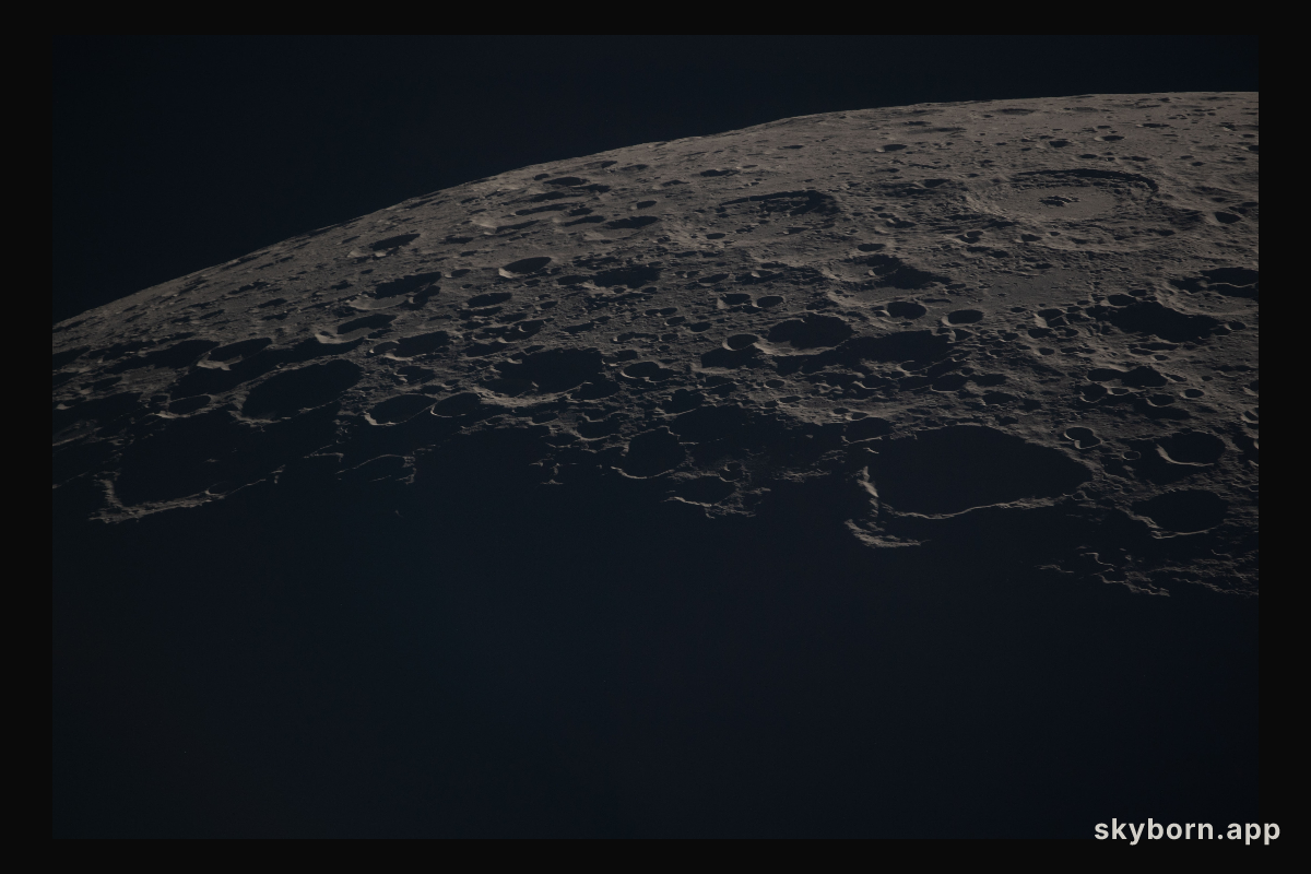 Craters Along the Lunar Terminator