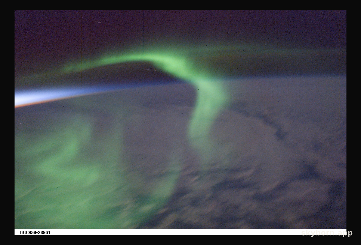 Aurora Austrailis taken during Expedition Six