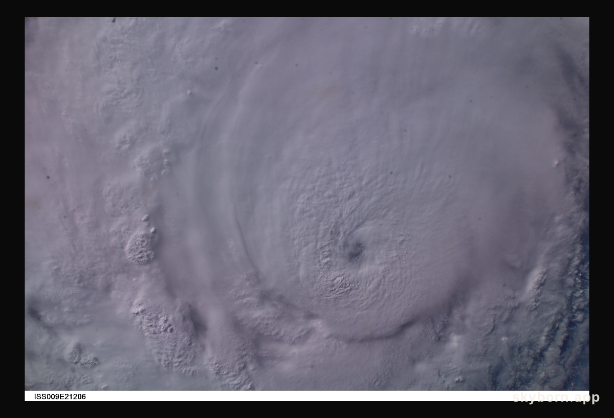 This image of Hurricane Frances was taken at 8 a.m