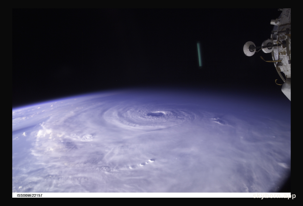 - This image of Hurricane Ivan, one of the strongest hurricanes on record, was taken Saturday from an altitude of about