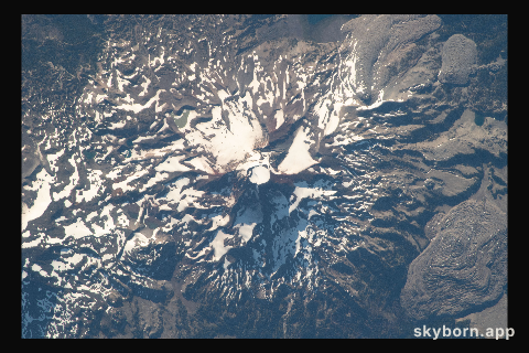 South Sister is the tallest of three volcanic peaks known as the Three Sisters in the northwest American state of Oregon
