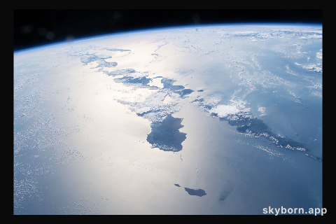 Just a few of the thousands of volcanic islands that make up the nation of Indonesia are pictured as the International