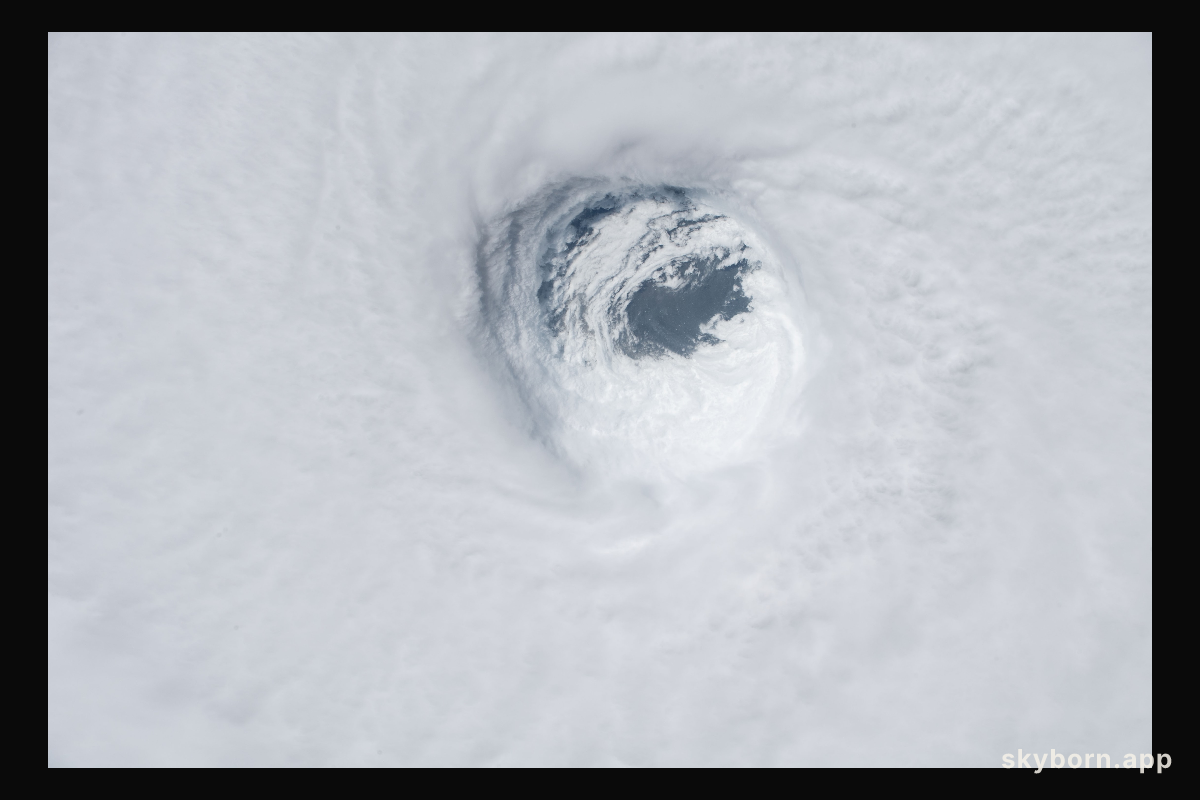 Hurricane Michael was captured from the International Space Station on Oct