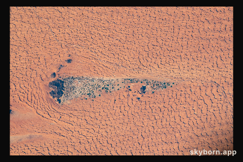 Surrounded by the Nefud Desert, the city of Jubba, Saudi Arabia, with its abundant agriculture and plentiful water, is