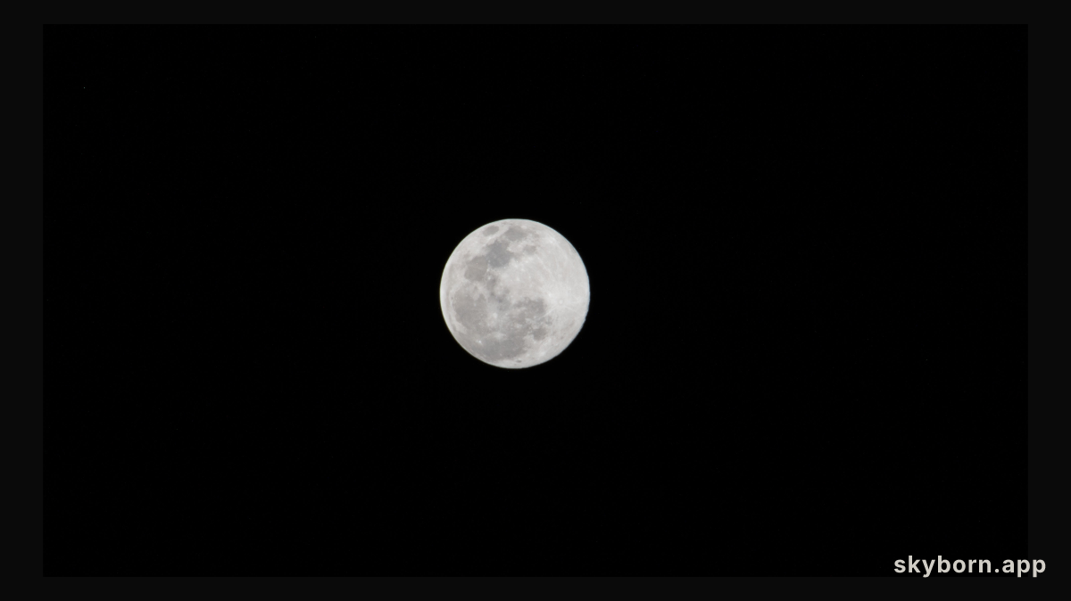 A Full Moon is pictured above the Earth's horizon as the International Space Station orbited 262 miles over the Pacific