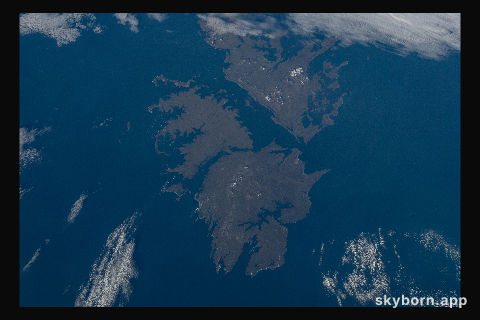 The remote archipelago of the Falkland Islands, also known as the Islas Malvinas, off the coast of southern Argentina