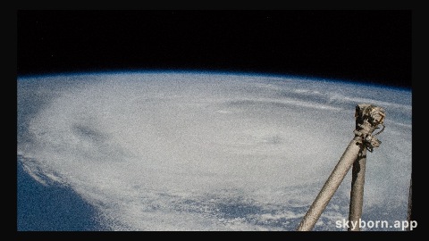 Hurricane Ian is pictured approaching the west coast of Florida as a category 4 storm