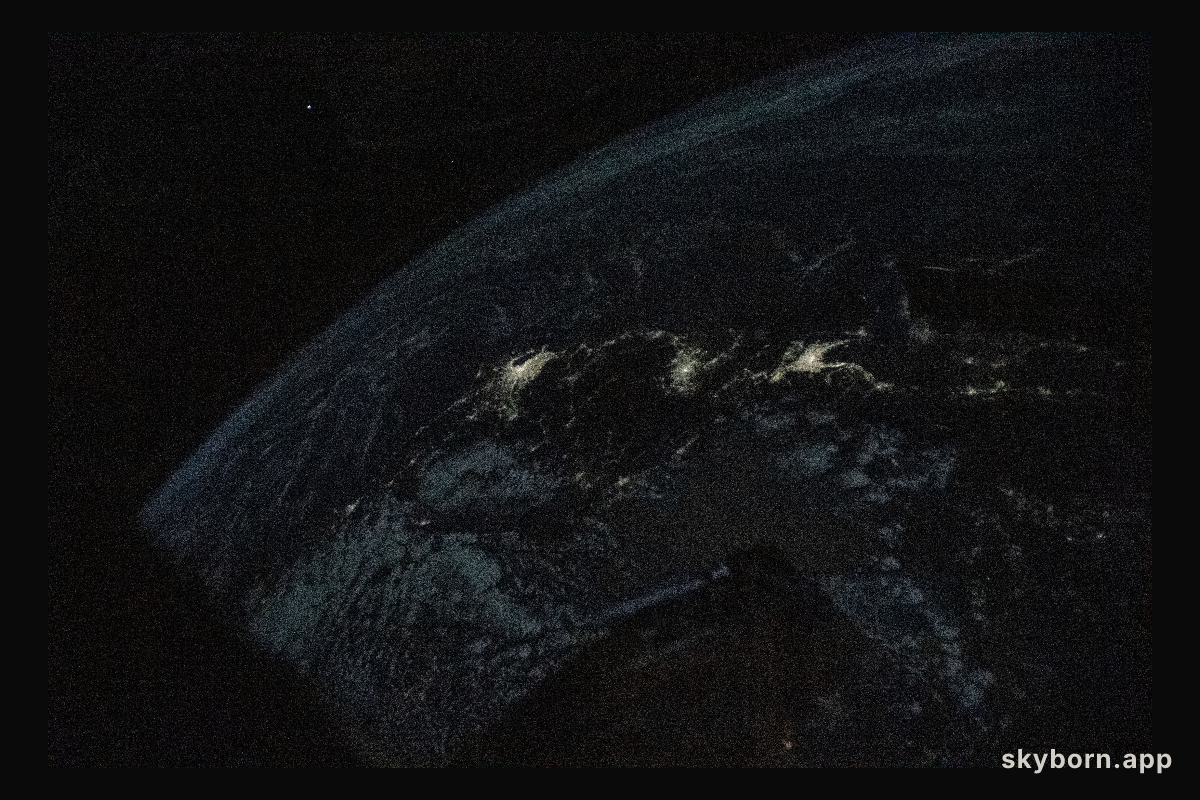 The night lights of the Japanese cities of Tokyo, Nagoya, and Osaka, are pictured from the International Space Station