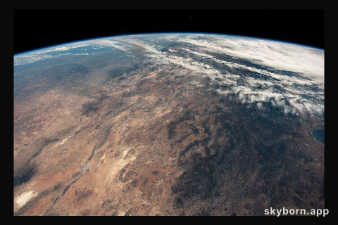 The southern portion of the Sonoran Desert in Mexico is pictured from the International Space Station as it orbited 257