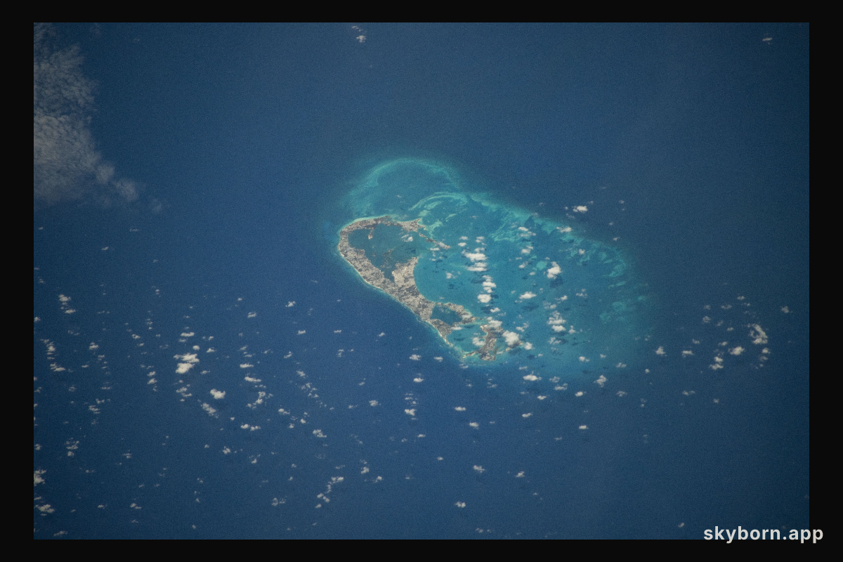 Bermuda From 265 Miles Above