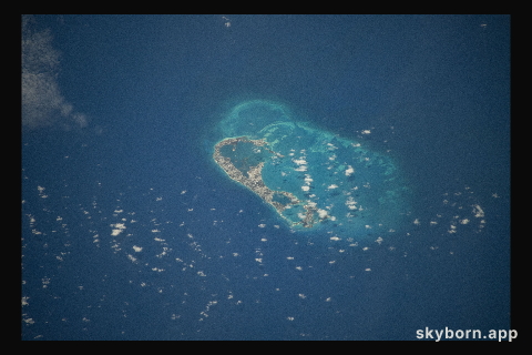 Bermuda From 265 Miles Above