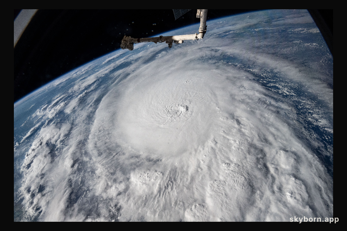 Hurricane Milton is pictured in the Gulf of Mexico