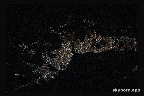 The city lights of Istanbul, Turkiye