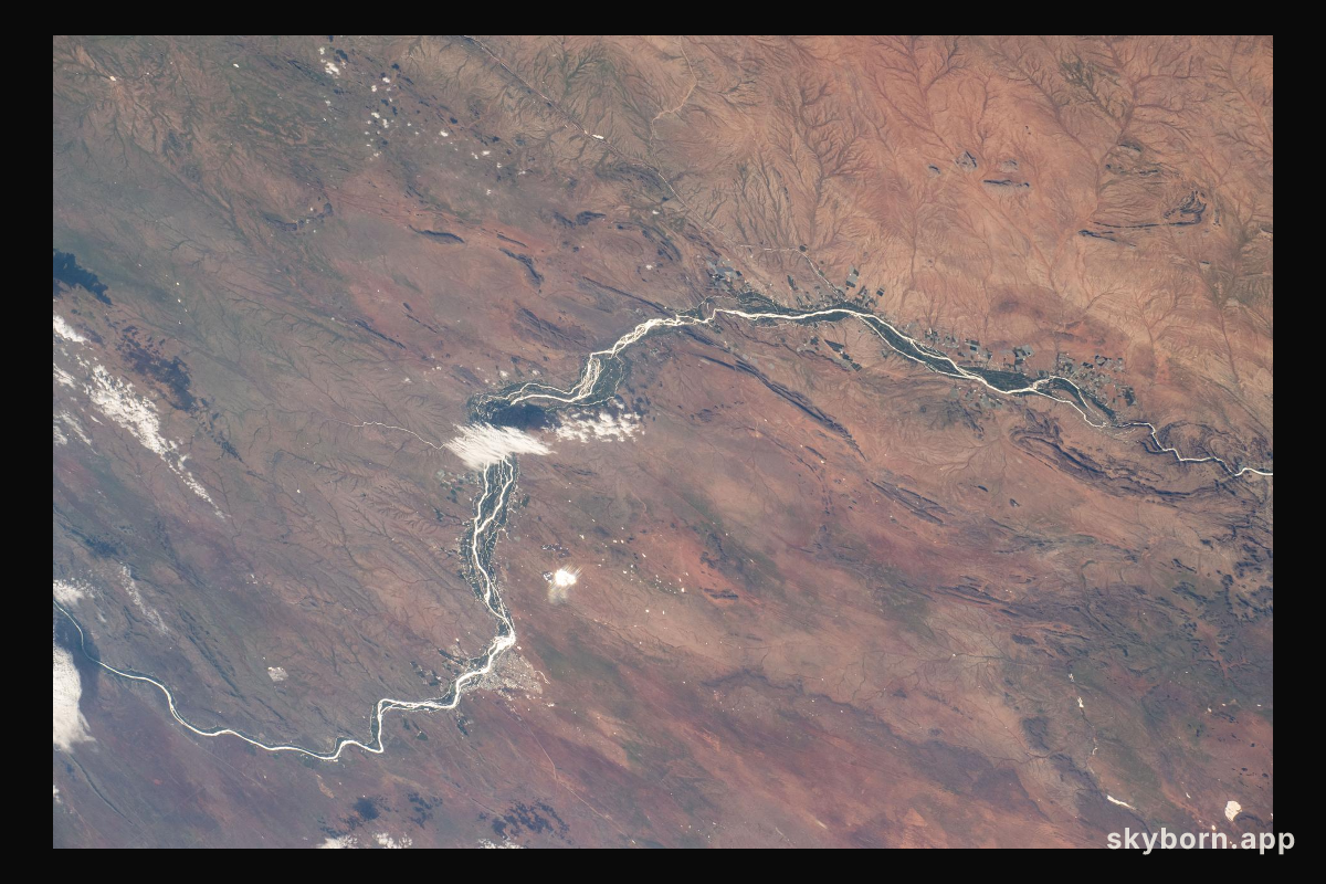 A portion of the Orange River, South Africa's longest river