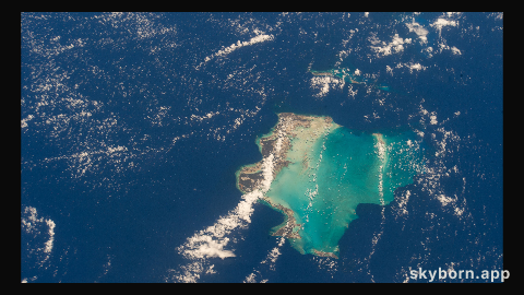 The Turks and Caicos Islands in the Atlantic Ocean