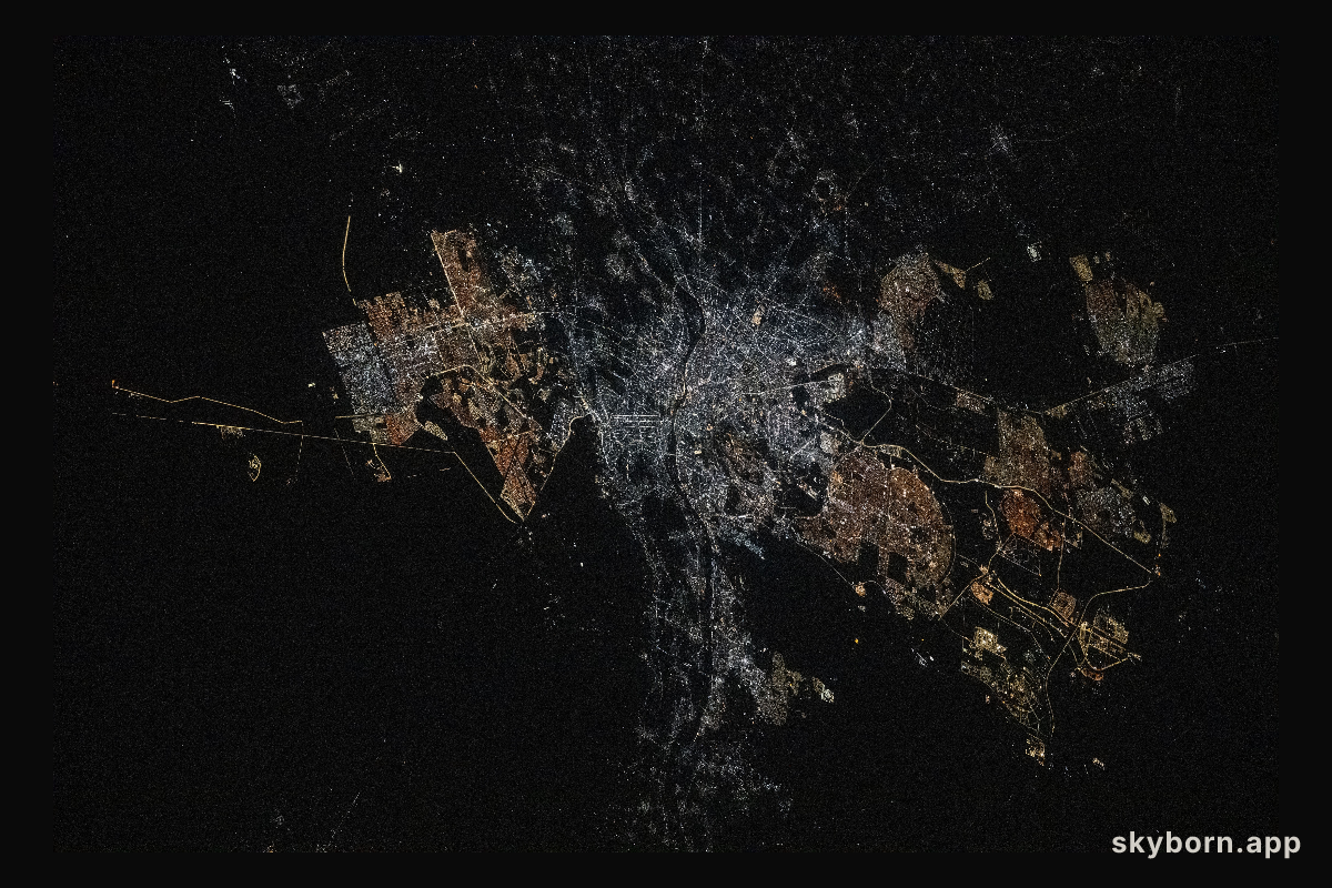 Cairo, Egypt, the Arab nation's largest city located near the Nile Delta