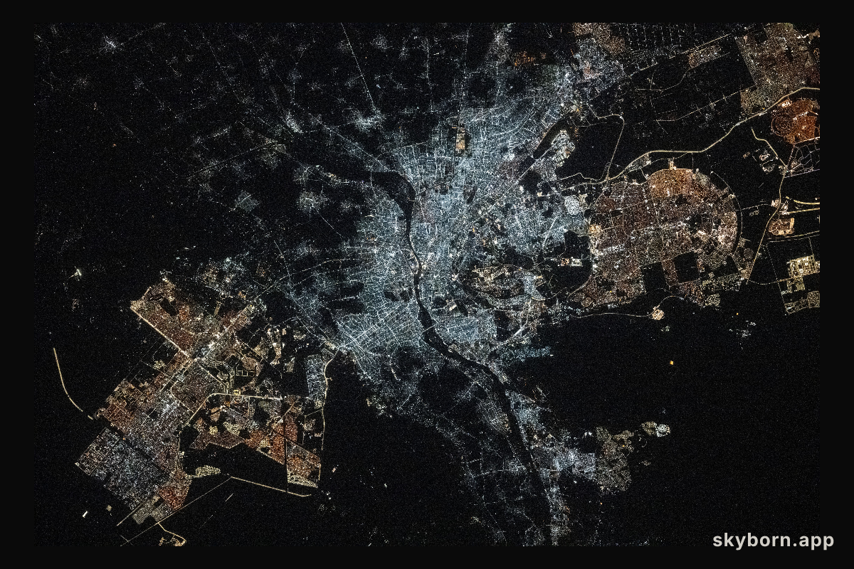 Cairo, Egypt, and its surrounding metropolitan area