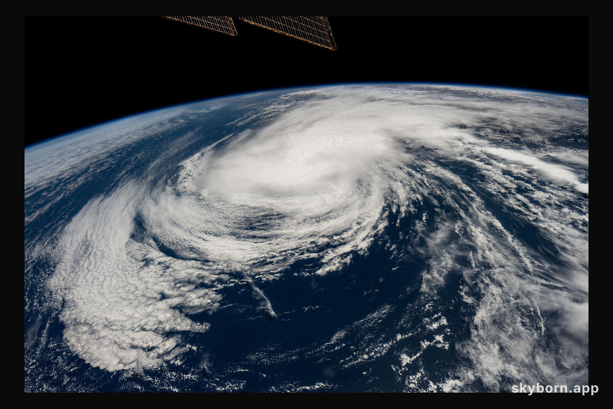 Tropical storm Alvin is pictured in the Pacific Ocean