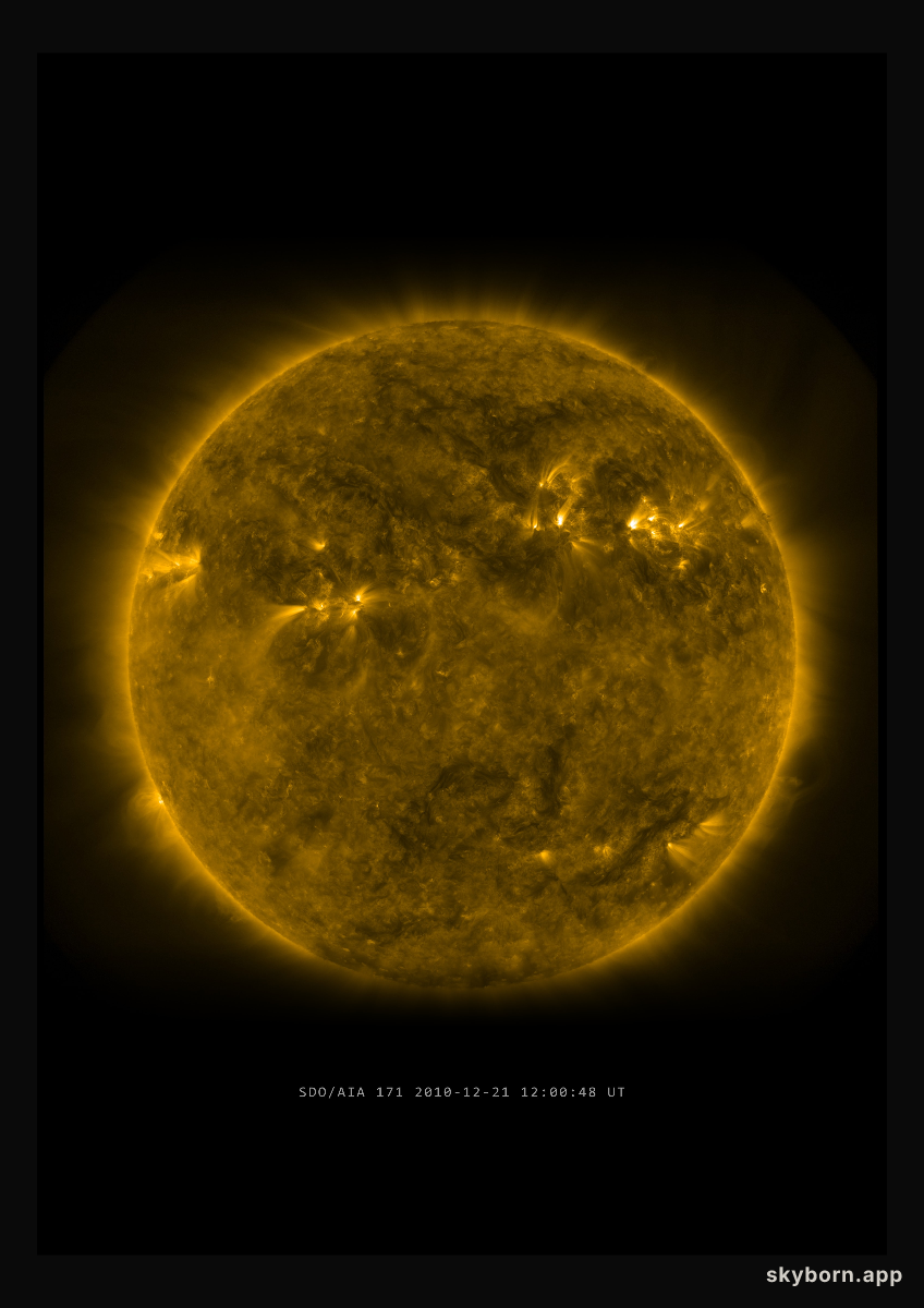 The Sun on 21 December 2010