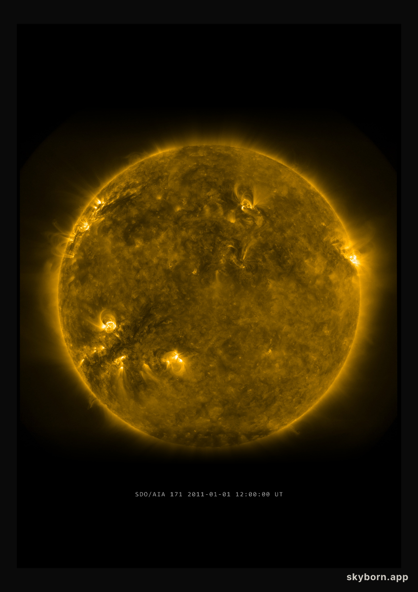 The Sun on 1 January 2011