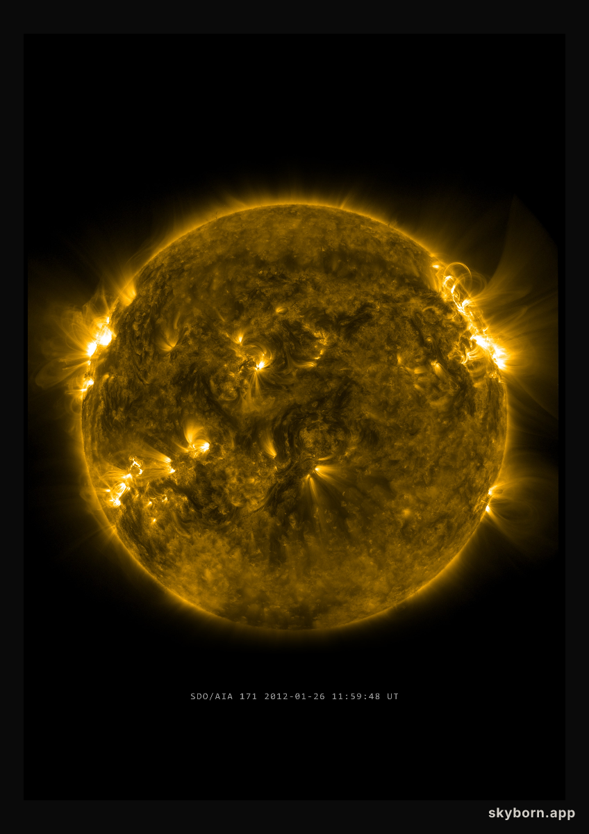 The Sun on 26 January 2012